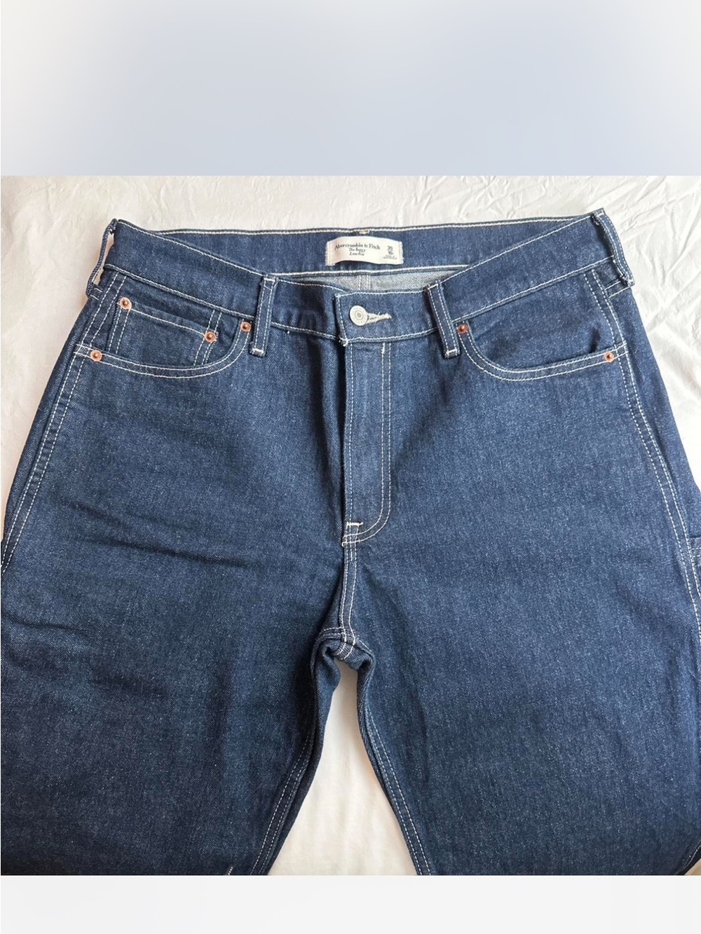 Women’s Dark Blue Denim Jeans - Unbranded